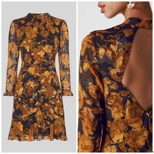 $359 Whistles Yellow Eleanor Dress,‎ Yellow/Multi, WORN ONCE, Retail